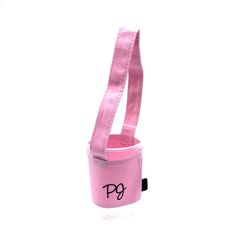 Personalised canvas cup holder - Pink