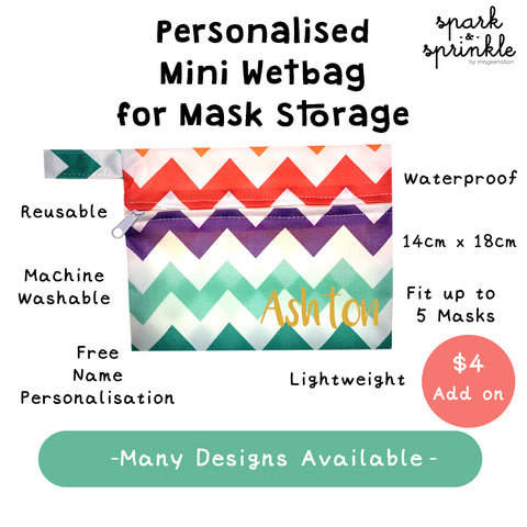 Reusable Mask (Purple Peonies Monogram) LIMITED EDITION