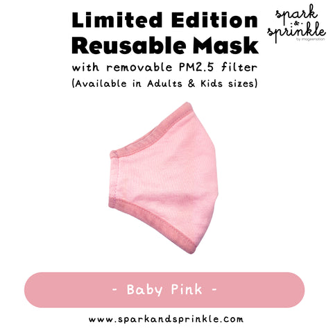 Reusable Mask (Baby Pink)