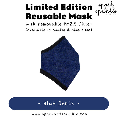 Reusable Mask (Blue Denim)