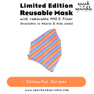Reusable Mask (Colourful Stripes) LIMITED EDITION