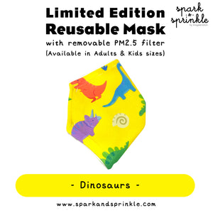 Reusable Mask (Dinosaurs) LIMITED EDITION