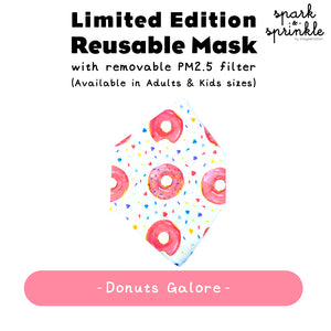 Reusable Mask (Donuts Galore) LIMITED EDITION