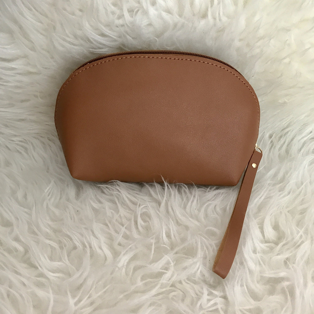 Leather Ellie Pouch (Brown)