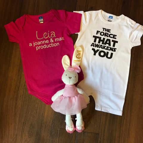 Baby Gift Box 6 : Double Romper + Soft Toy