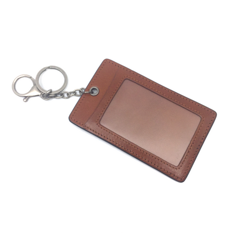 Leather Pass Holder - Light Brown