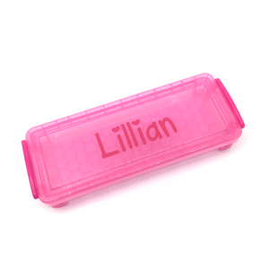 Plastic Pencil Case - Pink