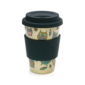 Owl Hourly Cafe Mug (Black)