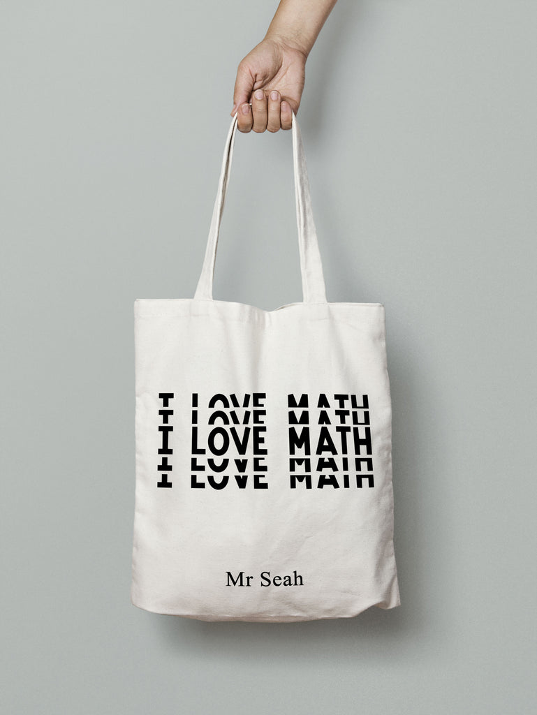 MA1: Tote Bag - I Love Maths