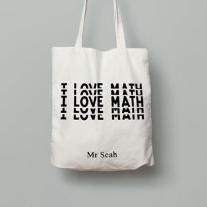 MA1: Tote Bag - I Love Maths