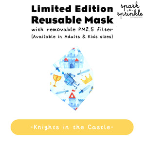 Alcan Care - Reusable Mask (Knights in the Castle) LIMITED EDITION