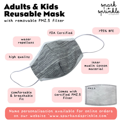 Colour Your Own Reusable Mask - Monster Party