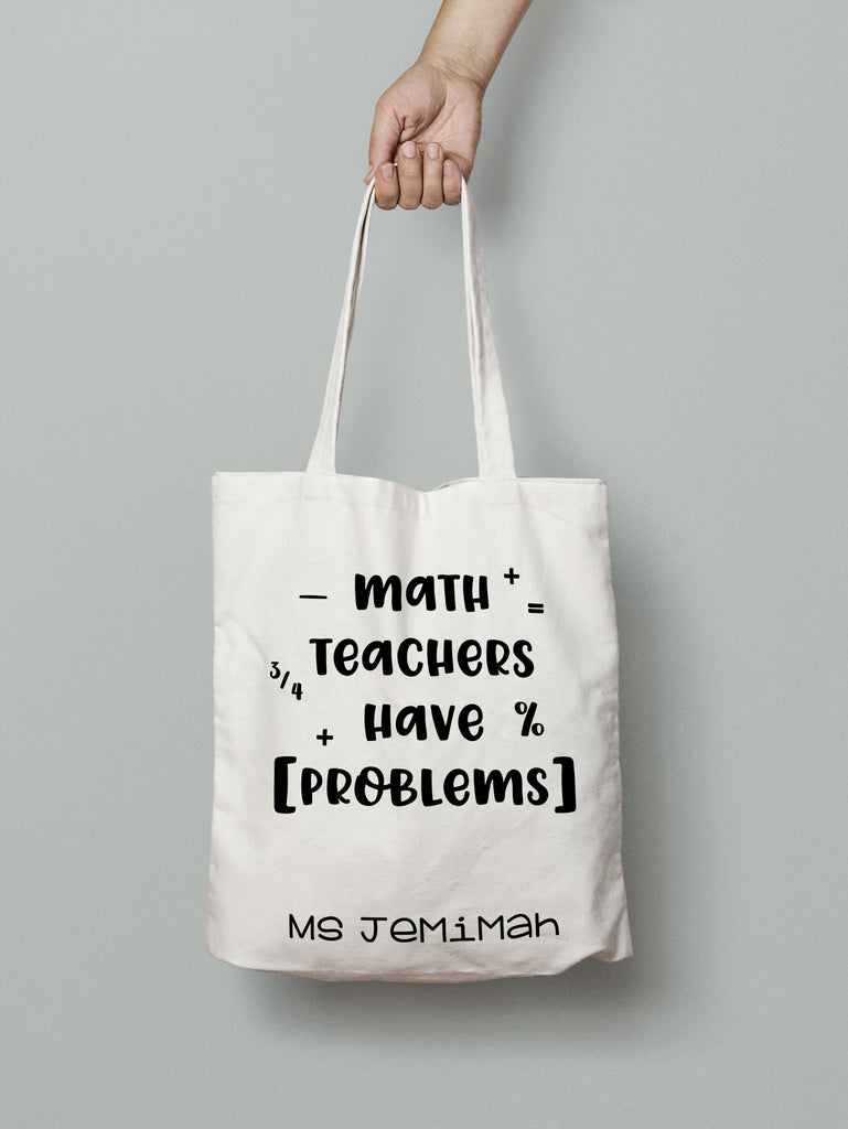 MA4: Tote Bag - Percent Problems