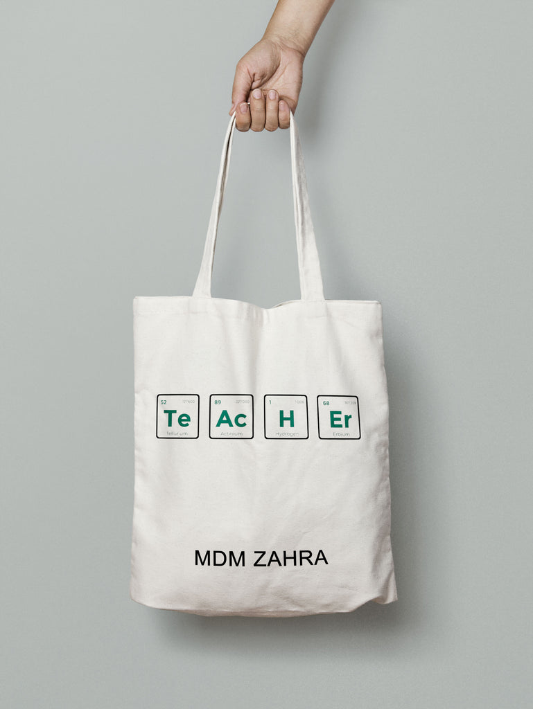 SO3A: Tote Bag - Periodic Table (Green)