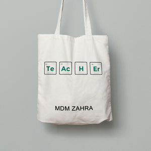 SO3A: Tote Bag - Periodic Table (Green)