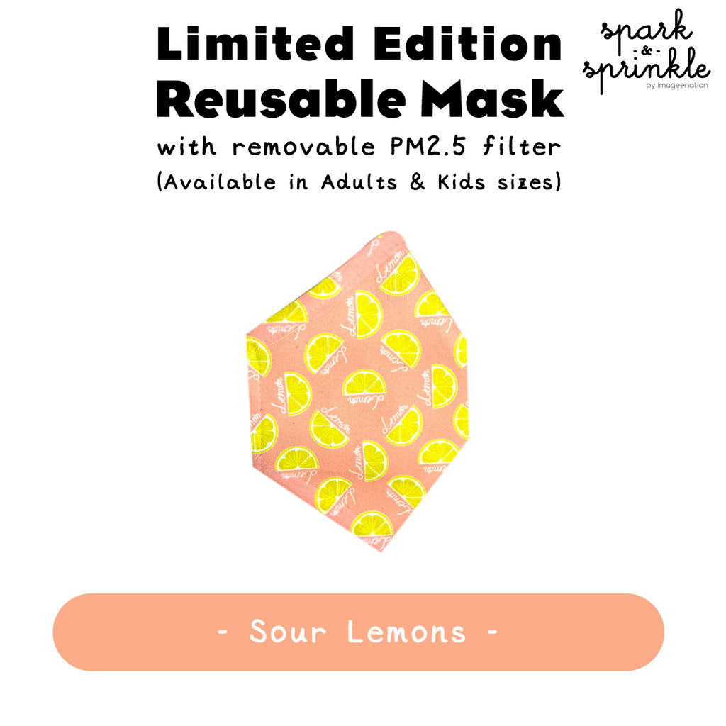 Reusable Mask (Sour Lemons) LIMITED EDITION