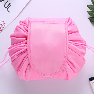 Personalised Drawstring Make Up Pouch (Pink)
