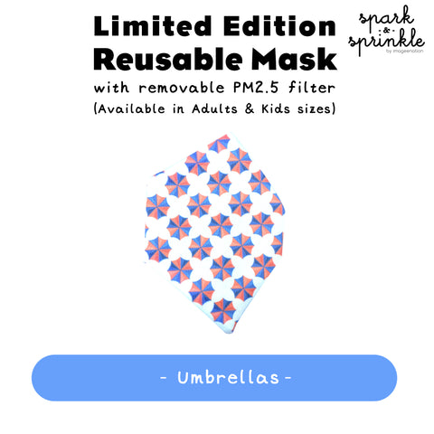 Reusable Mask (Umbrellas) LIMITED EDITION