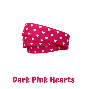 Mask Strap - Hearts (Dark Pink)