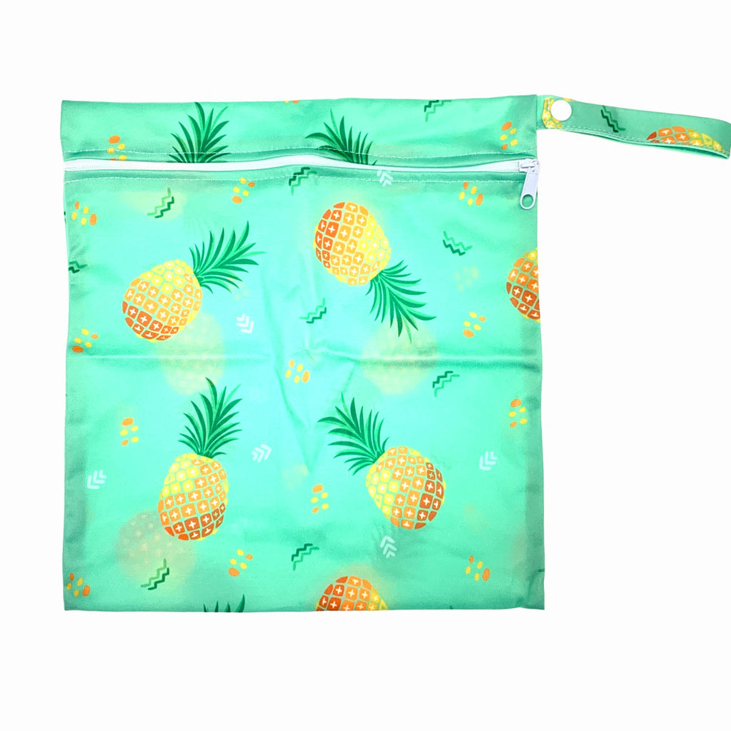 Medium Wetbag - Green Pineapples