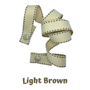 Mask Strap - Plain Light Brown