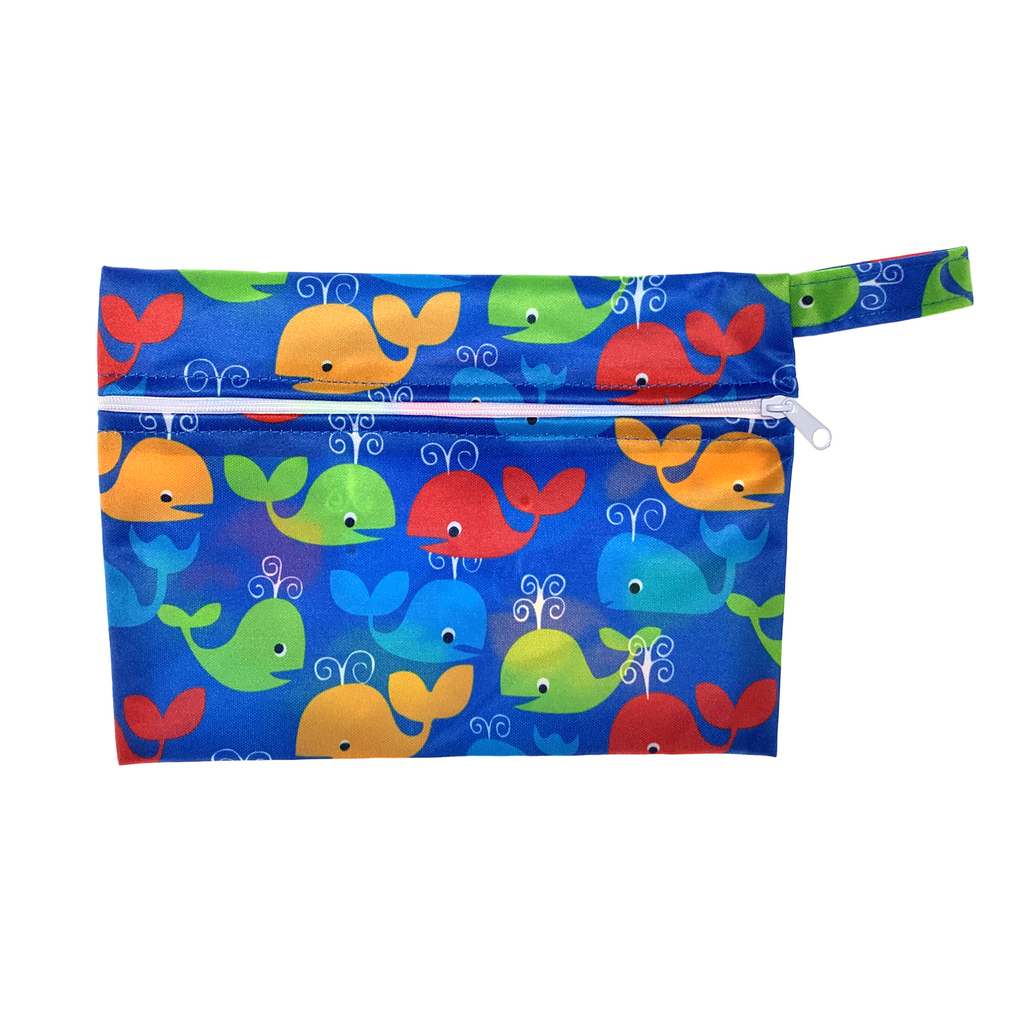 Small Wetbag - Colourful Whales