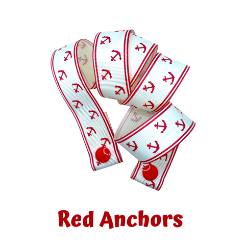Mask Strap - Red Anchors