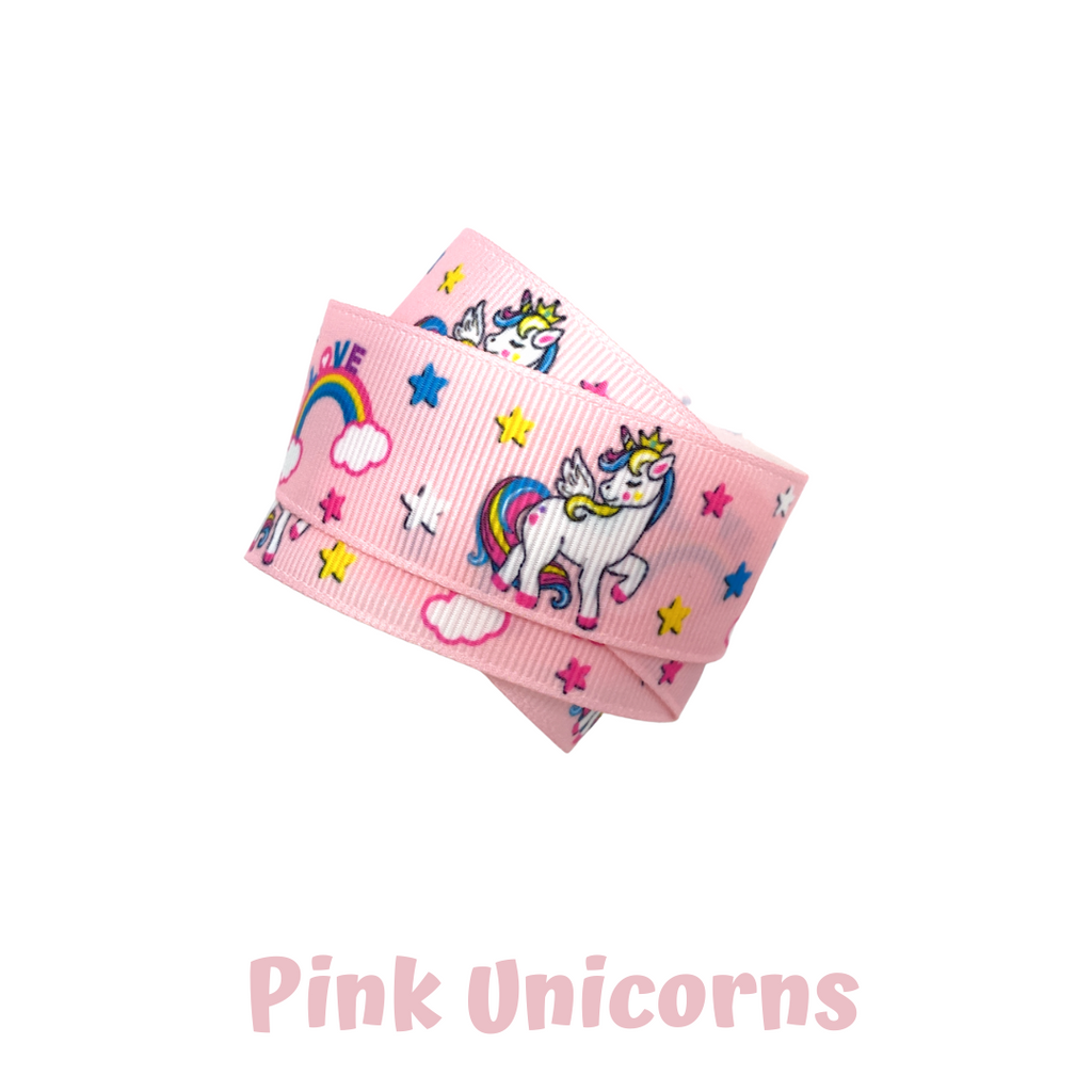 Mask Strap - Unicorns (Pink)