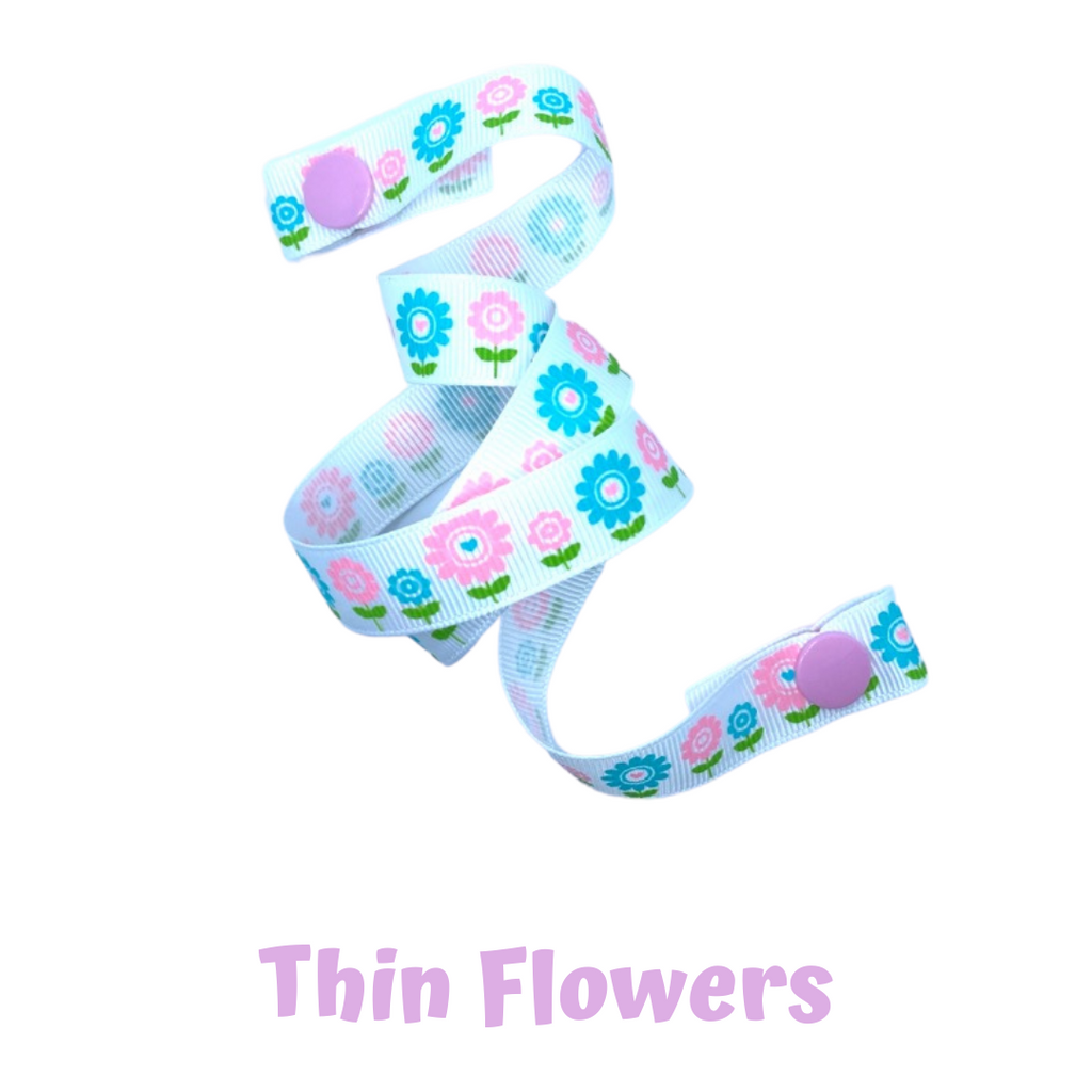 Mask Strap - Flowers (Thin)