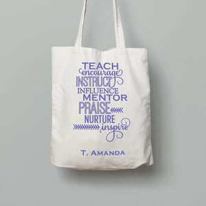 E10: Tote Bag - Teach & Encourage