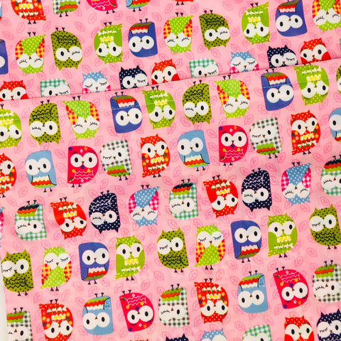 XL Wetbag - Pink Owls