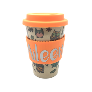 Owl Hourly Cafe Mug (Orange)