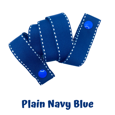 Mask Strap - Plain Navy Blue