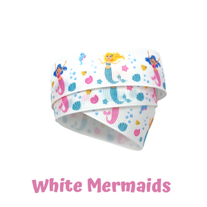 Mask Strap - Mermaids (White)