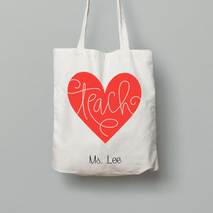 E2 : Tote Bag - Teaching Heart