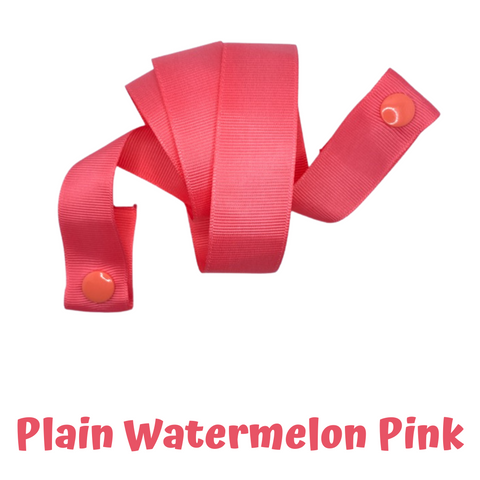 Mask Strap - Plain Watermelon Pink