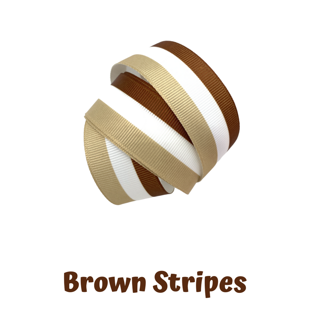 Mask Strap - Brown Stripes