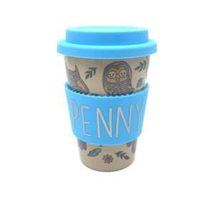 Owl Hourly Cafe Mug (Blue)