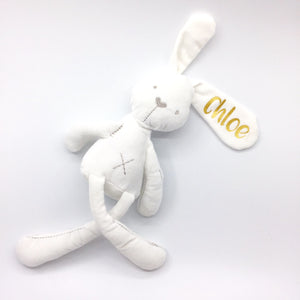 Furry Bedtime Bunny (White)