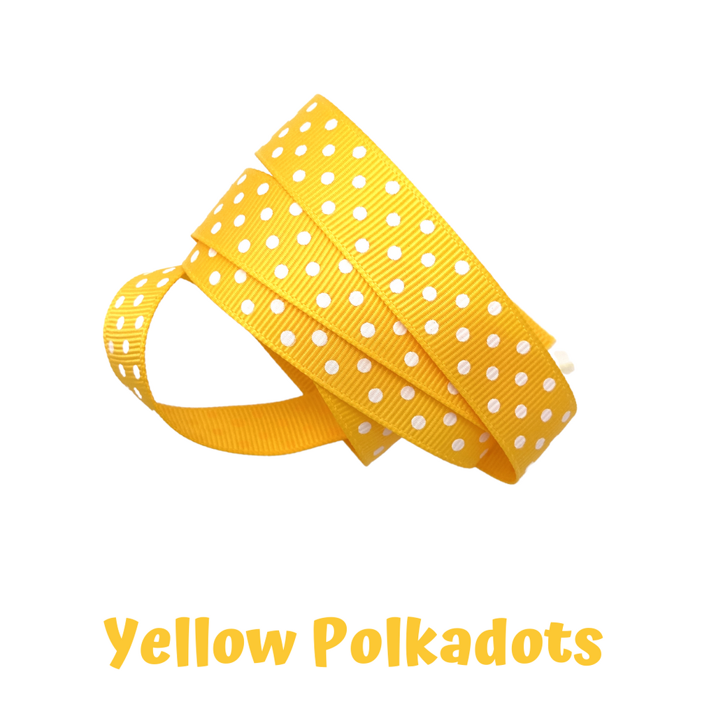 Mask Strap - Polkadots (Yellow)