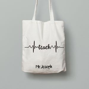 E11 : Tote Bag - Teach Heartbeat