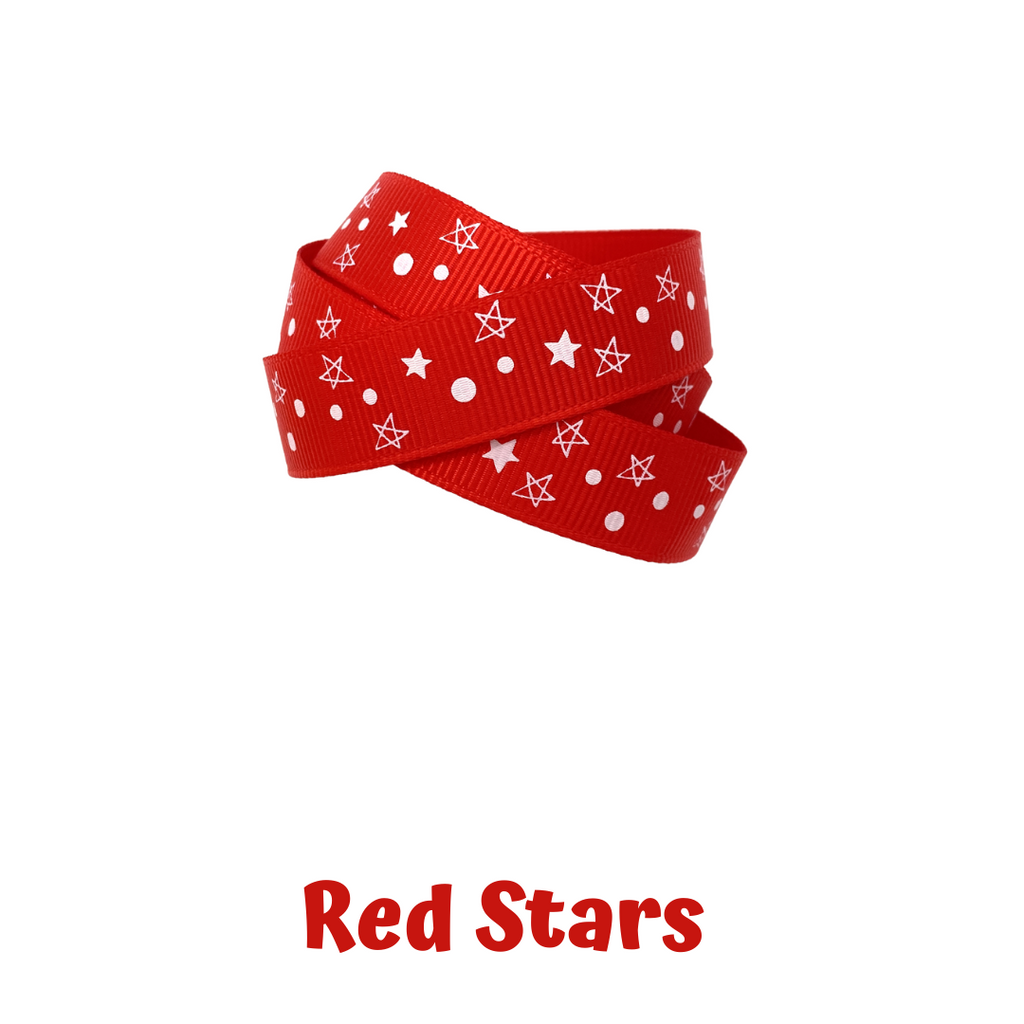 Mask Strap - Stars (Red)