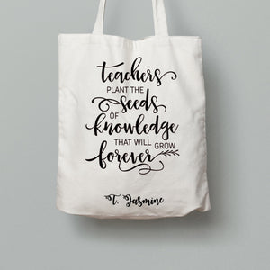 E6: Tote Bag - Seeds of Knowledge
