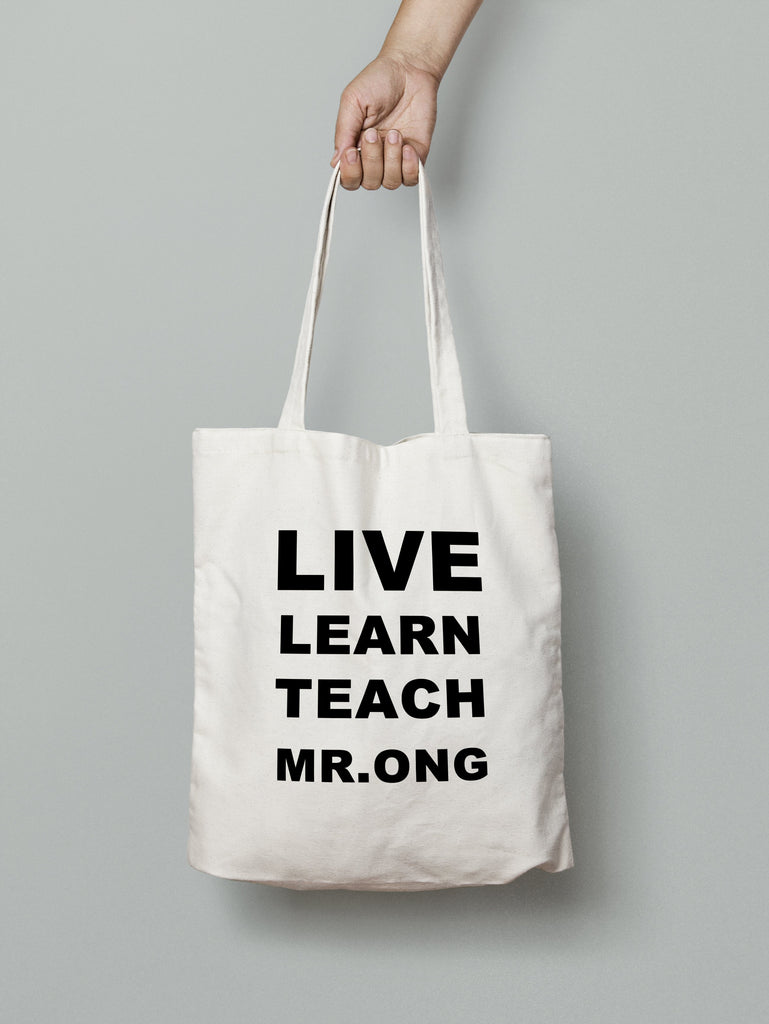 E18: Tote Bag - LIVE LEARN TEACH