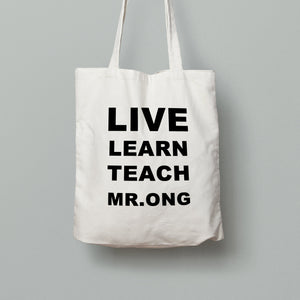 E18: Tote Bag - LIVE LEARN TEACH