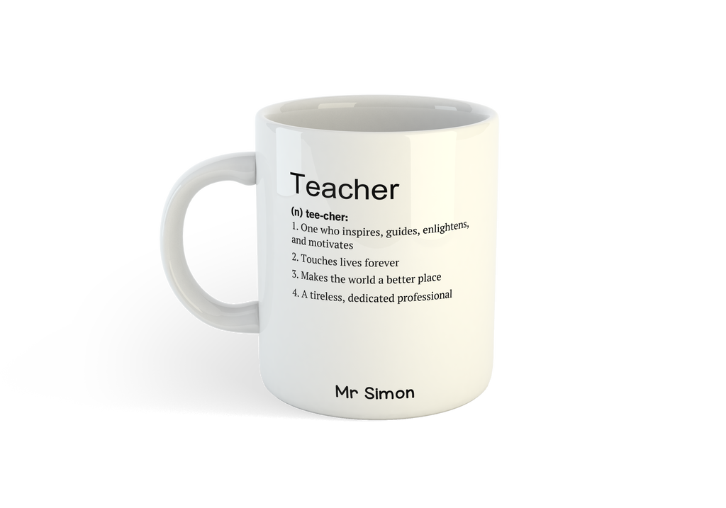 E1: Mug - Teacher Definition