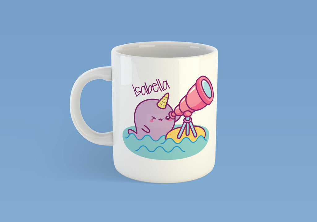 Mug - Narwhal Peeking