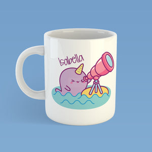 Mug - Narwhal Peeking